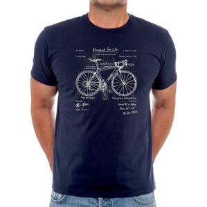 Cycology Tričko BluePrint Bike (Plány Bicyklu) Veľkosť: XL