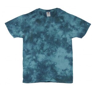 Tie Dye unisex batikované tričko - Infusion Aqua Veľkosť: XXXL
