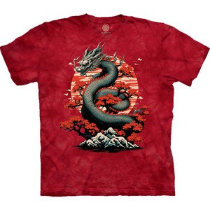 Pánske batikované tričko The Mountain Dragon Blossom Veľkosť: XL