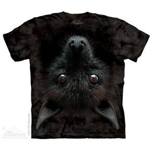 Pánske batikované tričko The Mountain -  Bat Head - čierna Veľkosť: L