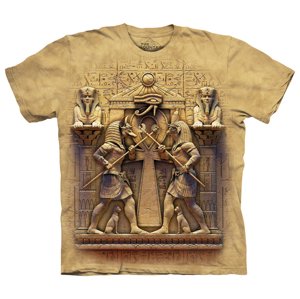 Pánske batikované tričko The Mountain - Egypt - pieskové Veľkosť: XXL
