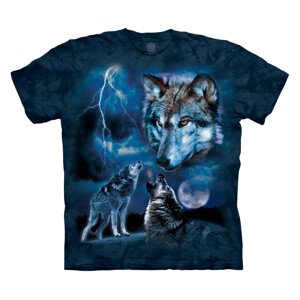 Pánske batikované tričko The Mountain - Wolves of the Storm Veľkosť: L