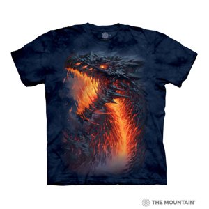 Pánske batikované tričko The Mountain Lavaborn Veľkosť: XL