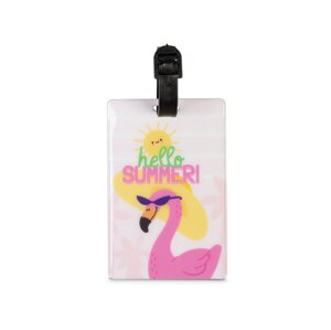 WORLDPACK menovka na batožinu XXL - Hello Summer - plameniak