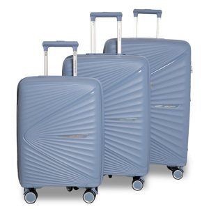 Worldpack Vegas Sada 3 kufrov 39/53/71L - PP - modrá
