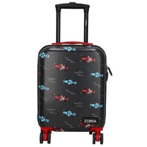 ZEBRA Adventurer detský kufor ABS - 32L - Race car black
