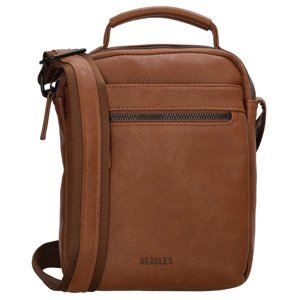 Beagles Toledo pánska crossbody taška - koňaková