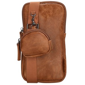 Beagles Ferro crossbody taška na mobil - hnedá