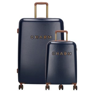 Charm London sada cestovných kufrov ABS 22054 - navy - 94 / 33L