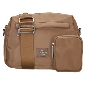 Dámska taška cez rameno Charm London Odeon 4,5 L - taupe