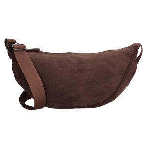 Beagles Neda dámska taška cez rameno Moon bag - tmavohnedá - 7,5L