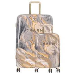 Charm London sada 2 cestovných kufrov 94/33 - sivá