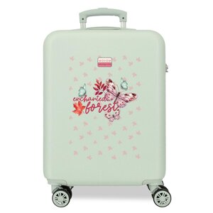 Detský kabínový kufor Movom Enchanted forest - 55 cm - zelený - 34 L