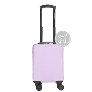Kabínový kufor podsedadlový ABS 25L Enrico Benetti - lilac