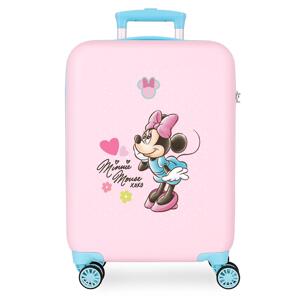 Detský kufor ABS na kolieskach Disney Minnie Mouse 55 cm - 34L - ružová