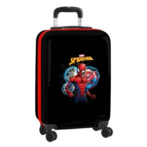 Marvel Detský kabínový kufor so 4 kolieskami Safta Spiderman "Hero" - 40 L