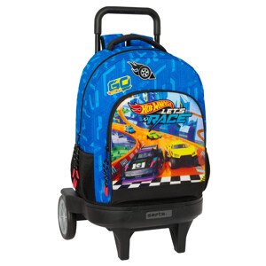 Školský batoh na kolieskach Safta Hot Wheels "Let's Race" - 33 L