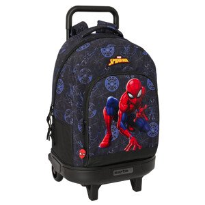 StarWars Školský batoh na kolieskach Safta Spiderman "Attack" - 33 L