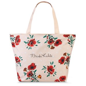 Dámska shopper taška Frida Kahlo 31 L - marhuľová