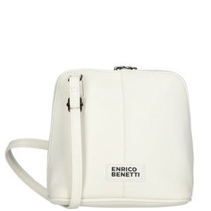 Enrico Benetti Kensi crossbody taška z PU kože - biela