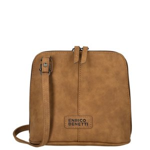 Enrico Benetti Kensi crossbody taška z PU kože - camel