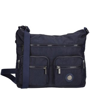 Dámska taška na rameno multipocket Crinkle Enrico Benetti - navy