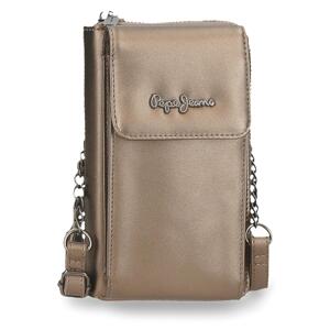 Crossbody taška na mobil s peňaženkou Pepe Jeans Ruby - taupe
