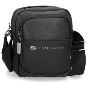 Pepe Jeans Jarvis pánska malá taška cez rameno - čierna