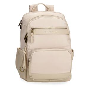 Batoh na notebook Pepe Jeans Morgan 12,5 L - béžová