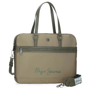 Pepe Jeans Corin dámska taška na notebook 15,6" - olivová