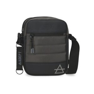 Pánska crossbody taška Adept Dmas - sivá 22 cm
