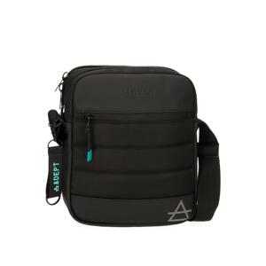 Pánska crossbody taška Adept Dmas - čierna 27 cm
