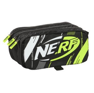 Trojkomorový peračník Nerf Get Ready - čierny