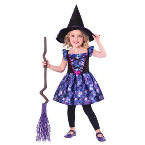 Amscan detský karnevalový kostým - Mýtická čarodejnica Veľkosť: 3-4