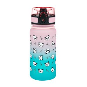 Tritánová fľaša na pitie BAAGL Gradient Panda - 350 ml