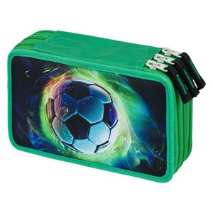 BAAGL Školský peračník trojposchodový Futbal lopta