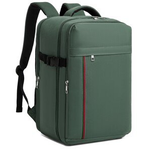 Vodeodolný cestovný batoh na notebook 15,6" Kono - zelený - 20 L