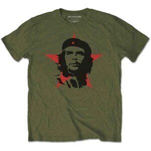 RockOff Unisex bavlnené tričko Che Guevara - zelené Veľkosť: M