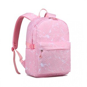 Kono vodeodolný školský batoh na notebook 22L - ružový