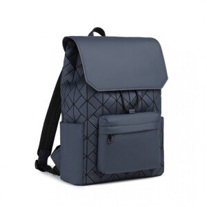 Kono Geometric mestský vodeodolný batoh 16L - modrá