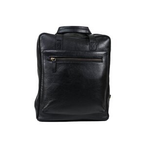 T.B.P. Unisex kožený batoh - 10 L - čierna