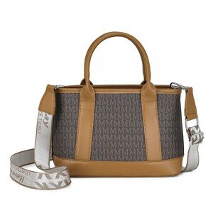 Elegantná kabelka Miss Lulu - hnedá - 5,5L