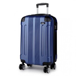 Cestovný kabínový kufor na kolieskach Kono ABS - 41L - navy