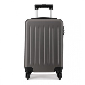 KONO Kabínový kufor na kolieskach - sivý - 28L