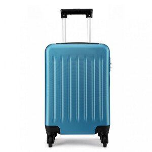 KONO Kabínový kufor na kolieskach - modrý 28L