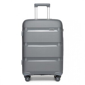 Cestovný kufor na kolieskach Kono Classic Collection - sivý - 70L - polypropylén