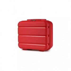 KONO malý toaletný kufrík na batožinu - 15 L - červený - polypropylén