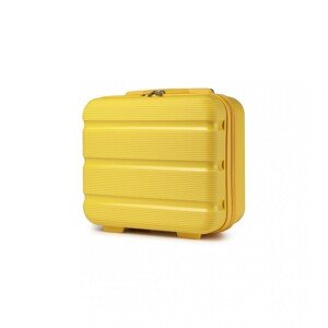 KONO malý toaletný kufrík na batožinu - 15 L - žltý - polypropylén