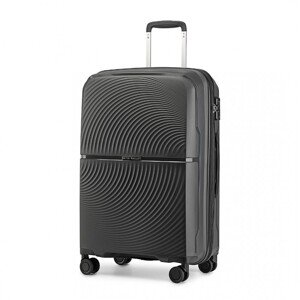 KONO kabínová batožina BRITISH TRAVELLER Polypropylén - čierna - 97L