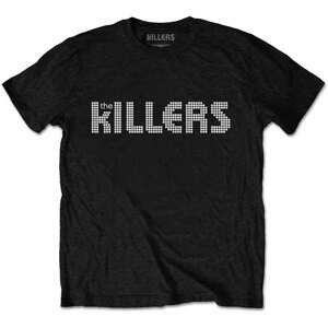 RockOff The Killers unisex tričko : DOTS LOGO - čierna Veľkosť: XXL
